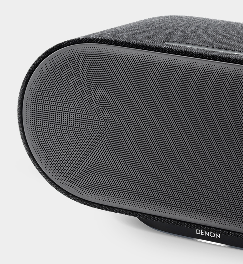 Denon Home 600 in Charcoal angle view